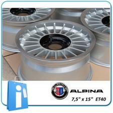 Original Jantes Ronal BMW E30 Alpina 5 x 120 - 7,5 " x 15 " ET40 KBA45108 M3