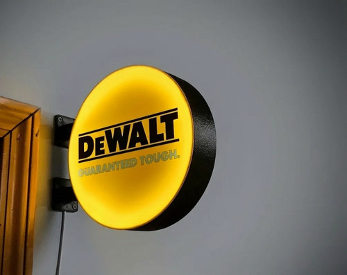 Enseigne lumineuse dewalt - lumineuse, led