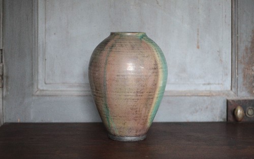 Vase céramique émaillé - , vert