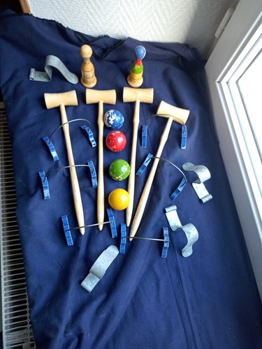 Ancien jeu billard croquet - croquet, de