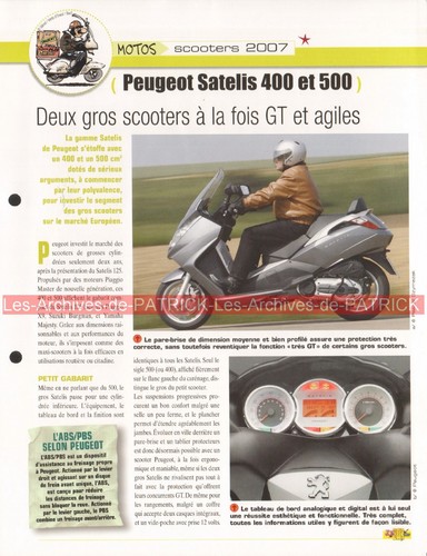 Peugeot satelis 400 500 - peugeot,