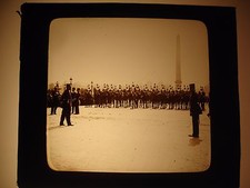 plaque de verre positif.funérailles du Ministre Maurice Berteaux .accident avion