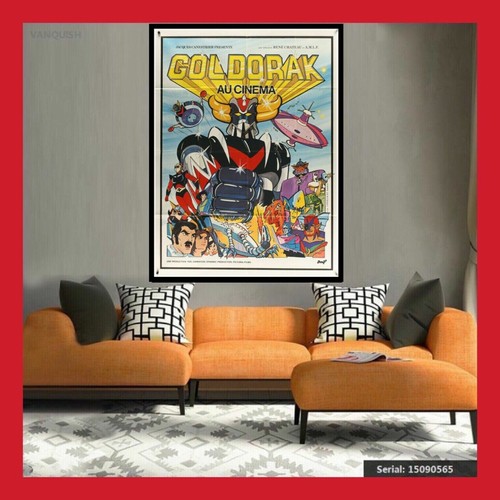 Repro rare affiche goldorak - repro,