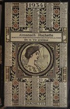 Almanach Hachette 1934