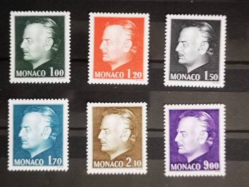 Timbres monaco 1974 1978 - timbres, 1974/1978