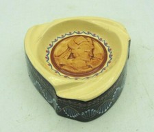 JOLI CENDRIER vide poche   HB QUIMPER  décor perlé 