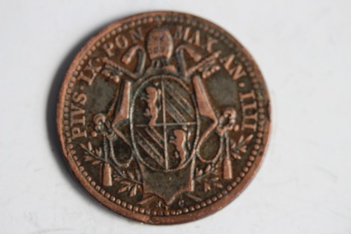 Monnaie baiocco pius ix - monnaie,