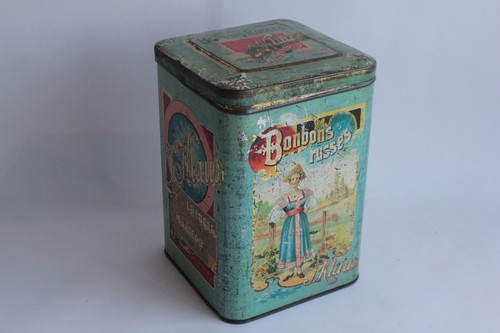 Boîte tôle lithographiée