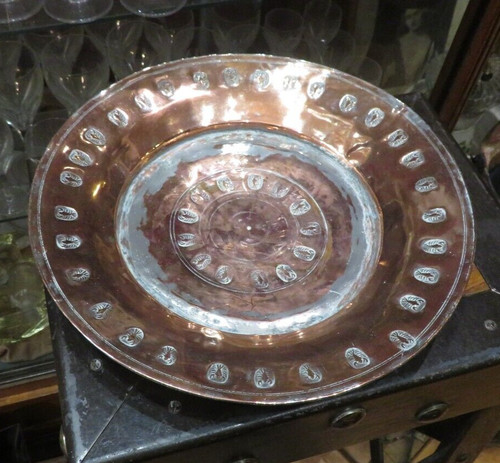 Ancien grand plat creux turc - grand,