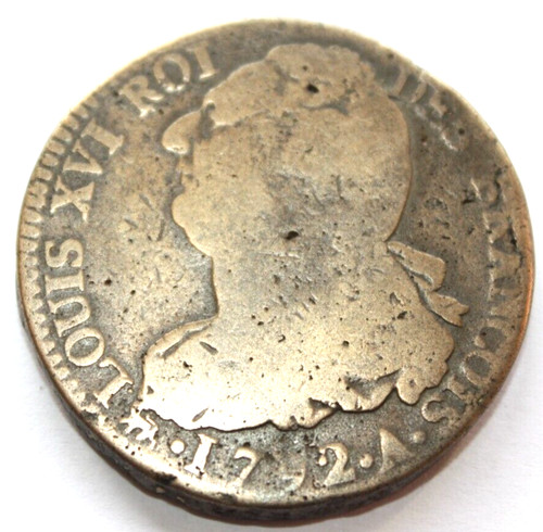 France 1792 louis xvi 2 - -,
