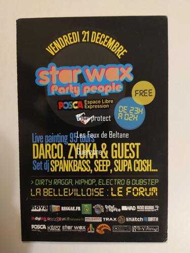 Star wax party - star, live