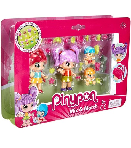 Pinypon pack mini poupées - pinypon,