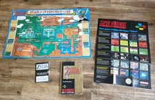 Notice Carte Secret Pub Zelda Link To The Past super Nintendo 100% Authentique