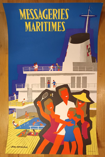 Affiche messageries maritimes - affiche,