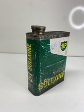 Ancien bidon solexine BP vert dans son jus vintage