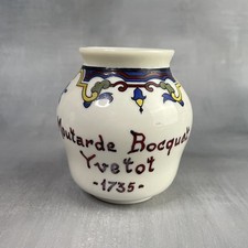 Petit pot à moutarde Bocquet Yvetot 1735