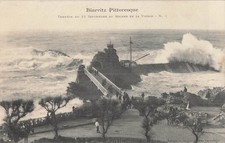 64 BIARRITZ TEMPETE ROCHER VIERGE - 122028