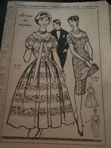 Patron Anciens Robe De