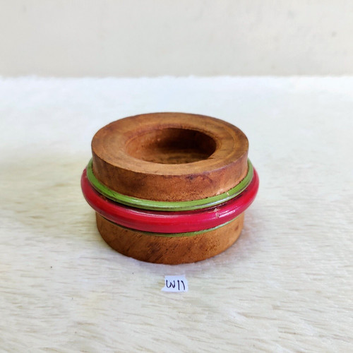 Mortier bois vintage fait - en,