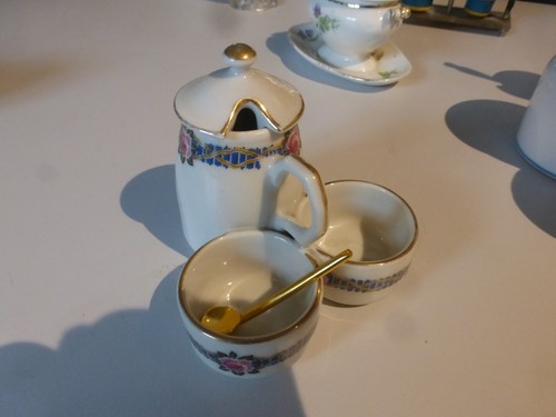 Ancien service condiments - service, à