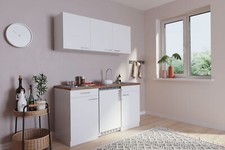 Cuisine Mini Cuisine Single Salle à Manger Pantry Blanc Luis 150 CM respekta