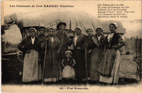 Cpa les chansons jean - cpa, de