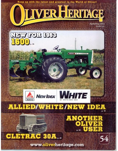 Oliver 1600 tractor cletrac - oliver,