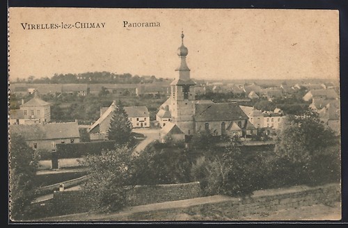 Cpa virelles lez chimay vue - virelles-lez-chimay,,