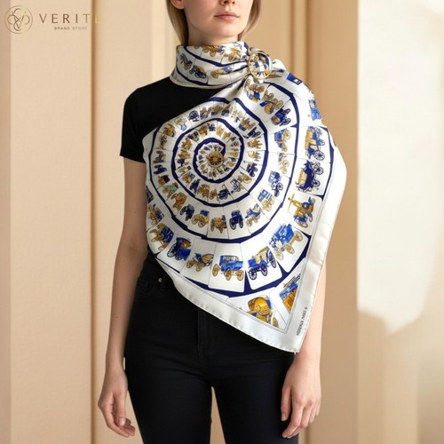 Rare vintage hermes foulard - vintage, en