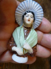 AUTHENTIQUE  DEMI - FIGURINE EN PORCELAINE  EPOQUE ART DECO 1930 GERMANY