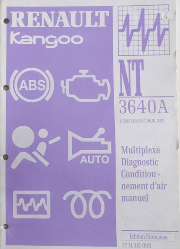 Manuel atelier renault - manuel, d'atelier