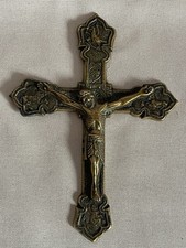 Crucifix Cross Sculpture of