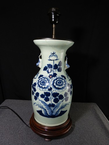 Pied lampe vase - vase, chinois