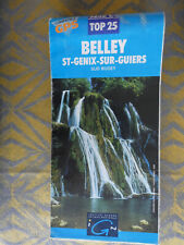 carte IGN bleue 1/25000 3232 ET top 25 belley st genix  / guiers edition 1  1998
