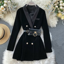 Femme Mini Robe Costume