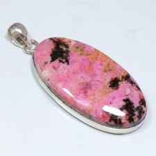 Bijou pendentif en rhodonite