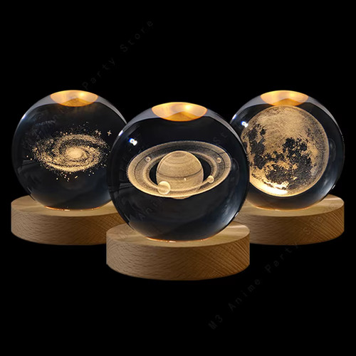 Unique crystal ball night - unique, 3d