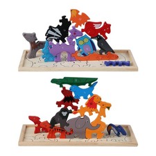 1 Puzzle 3D Cartoon Bois