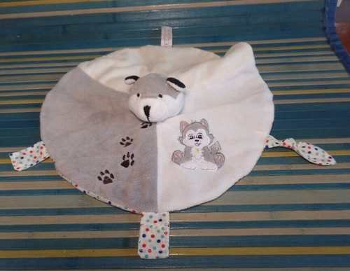 B14g doudou chien plat rond - b14g,