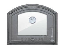 Portes pour Un Four à Pizza en Fonte poêle à Bois 485x410 avec therm. et Verre 