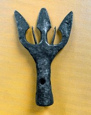 RARE FOUENE FOENE EN FER FORGÉ COTENTIN XVIIIè