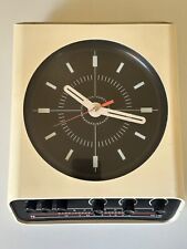 Europhon H20 Radio Horloge Vintage Space Age Design Années 70 Plastique Blanc 