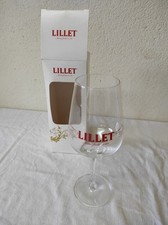 Grand Verre à pied publicitaire  LILLET 45 cl