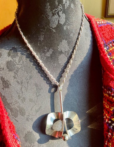 Collier moderniste vintage - collier,
