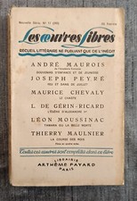 Les oeuvres libres 17 - libres,