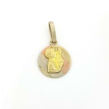 10k 3 color gold round boy