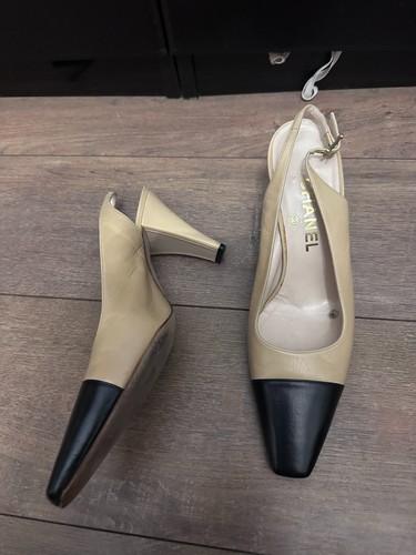 Chanel slingbacks escarpins - chanel,