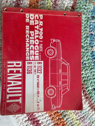 Notice renault catalogue - notice,