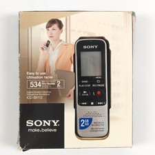 Sony ICD-BX112 Dictaphone Numérique Enregistreur Digital Recorder Voice 2 GO GB