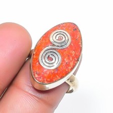 Bague réglable en pierre